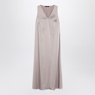 Max Mara Blush Satin Fluid Dress