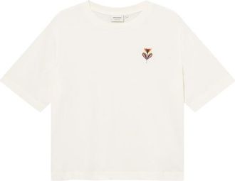 Dedicated T-Shirt Vadstena Autumn Harvest EMB T-Shirt f&uuml;r Damen | wei&szlig;
