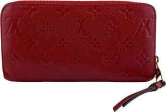 Louis Vuitton Monogram Empreinte Sacrlet Monogram Empreinte Long Wallet (Bi-Fold) (Pre-Owned)