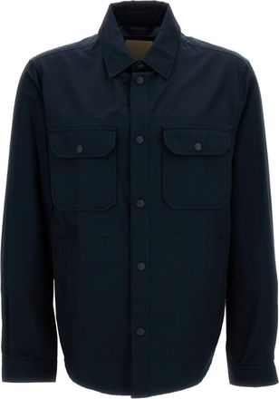 Woolrich Light Ramar Overshirt with Classic Collar