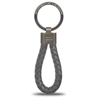 Porsche Design Key Ring Leather Cord in Anthracite at Nordstrom
