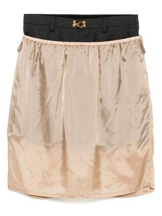 Kolor layered shorts - Grey