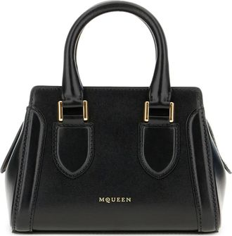 Alexander McQueen Borsa tote Birdee mini - Nero