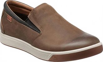 Keen Mens Glen Haven Slip On Shoes In Cascade Brown