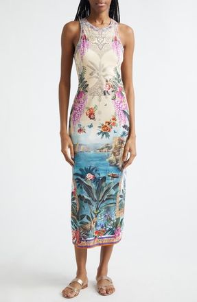 Camilla Bodrum Botanicals Jersey Tank Maxi Dress at Nordstrom, Size X-Large