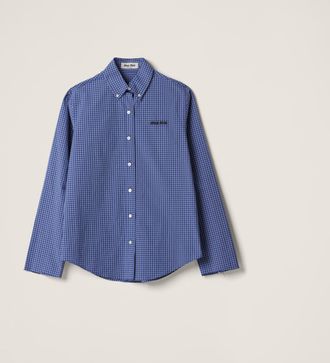Miu Miu Checked shirt