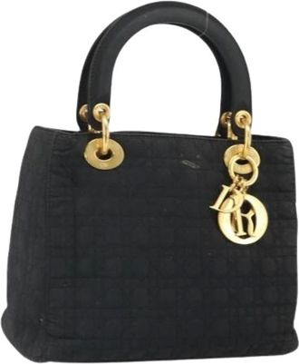 Dior Pre-owned Handbags, female, Black, Size: ONE SIZE Pre-owned Vintage Hand Bag