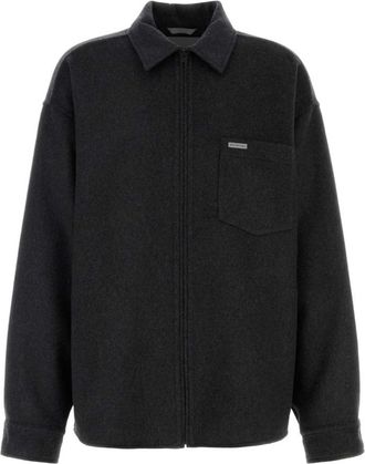 Balenciaga Dark Grey Oversized Overshirt