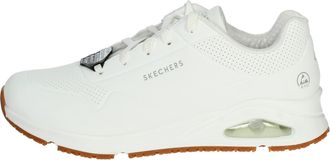 Skechers Mens Uno Sr Sutal Work Shoes, White Synthetic, 8.5 UK