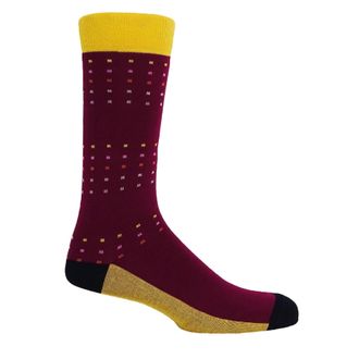 Peper Harow Square Polka Mens Socks - Winter