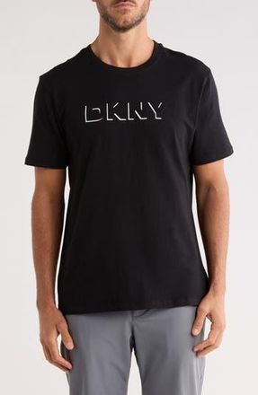 DKNY Shadow Embossed Graphic T-Shirt in Black at Nordstrom Rack, Size X-Large