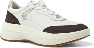 Geox Spherica Ecub-3 - Dames - Sneakers - Wit - 35 EU - Leer - Schoenen