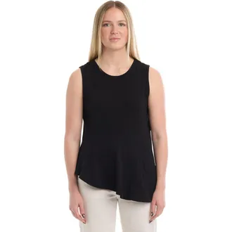 Wilt Asymmetric Seam Shell Top in Black at Nordstrom, Size X-Small