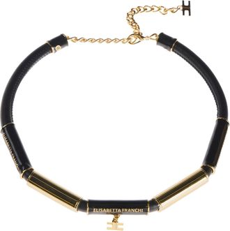 Elisabetta Franchi Logo Necklace