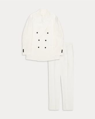 Fortela Tot&ograve; Linen Sartorial Suit in Ecru at Nordstrom, Size 54 Eu