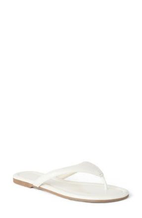 Bruno Magli Malora Flip Flop in Bone Leather at Nordstrom Rack, Size 7.5