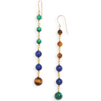 Nest Semiprecious Stone Drop Earrings in Gold Multi at Nordstrom