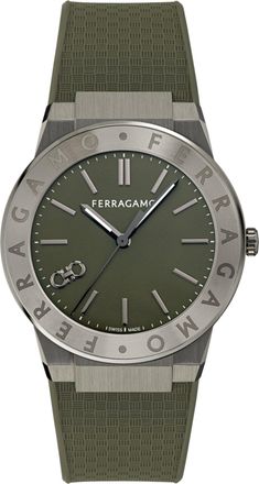 Ferragamo Ferragamo Sapphire Logo Recycled PU Watch
