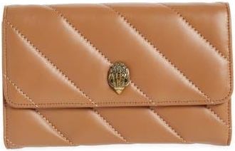Kurt Geiger Soho Drench Leather Wallet on a Chain in Light/pastel Brown at Nordstrom Rack