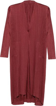Issey Miyake Monthly Colors: October Pleated-button Coat