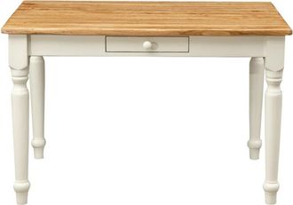 Biscottini International Biscottini - Escritorio De Madera Escritorio De Dormitorio Y De Oficina 121x81 Cm Mesa Con Caj&oacute;n Mesa De Madera Para Comedor Made In Italy