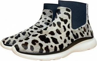 Cole Haan Womens 3 Zerogrand Chelsea Waterproof Bootie In Ocelot Haircalf