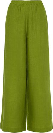 Eres Pantaloni Select a gamba ampia - Verde