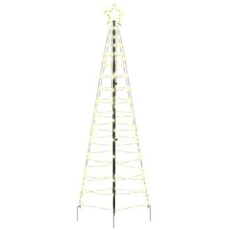 vidaXL &Aacute;rbol De Navidad Led Con Estacas De Tierra C&aacute;lido 250 Cm Hierro Vidaxl