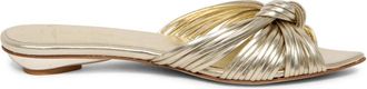 NCUB Dafne Laminaat Slippers - Dames - Sandalen - Geel - 37 EU - Schoenen