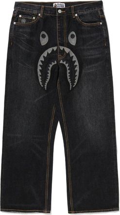 A Bathing Ape Shark Relaxed Fit Denim Pants m