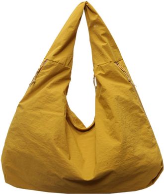 Generic Solid Color Tote Bag, Fashion Shoulder Bags, 19.69x8.27x11.42 In Large Capacity, Sturdy Nylon Textured Draped Accessory, Creative Tool for Women Colle