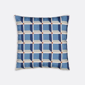 La Redoute Interieurs Kussenhoes 45x45 cm, geborduurd katoen, Mauro