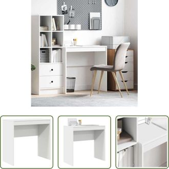 vidaXL Scrivania in legno ingegnerizzato - Scrivania Bianco 80 x 40 x 76 cm