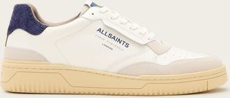 AllSaints Cow Leather Regan Low Top Trainers, Size: UK 11/US 12/EU 45