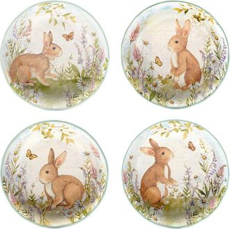 Certified International Set Of 4 Easter Meadow Soup Bowls