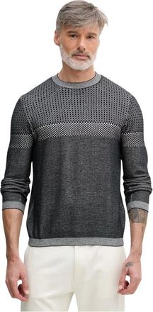 A|X Armani Exchange Trui met Ronde Hals van Gekamd Katoen - Heren - Ronde hals truien - Zwart - M - Katoen - Truien & Vesten
