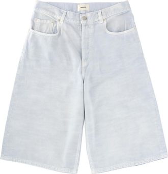 Haikure White Solid Shorts