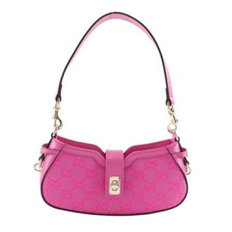 Gucci Pre-owned Canvas Schoudertas - Dames - Pre-owned - Roze - Maat: ONE Size