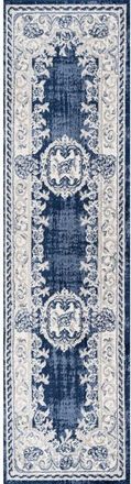 Jonathan Y Designs Rosalia Cottage Medallion Area Rug in Ivory/navy at Nordstrom, Size 3Ft 0In X 5Ft 0In