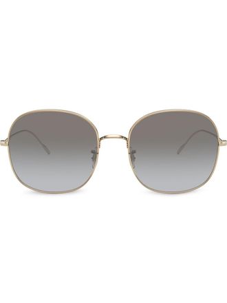 Oliver Peoples Occhiali da sole oversize - Oro
