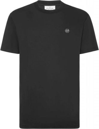Philipp Plein Round Neck T-Shirt Hexagon - Heren - T-shirts - Zwart - L - Katoen - Tops