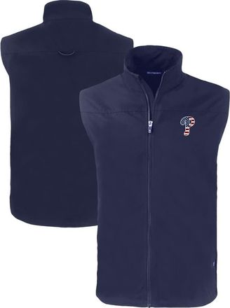 Cutter & Buck Mens Cutter & Buck Navy Philadelphia Phillies Stars & Stripes Charter Eco Recycled Full-Zip Vest at Nordstrom, Size Xx-Large