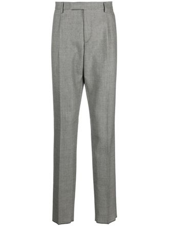Lardini pressed-crease tailored trousers - Black