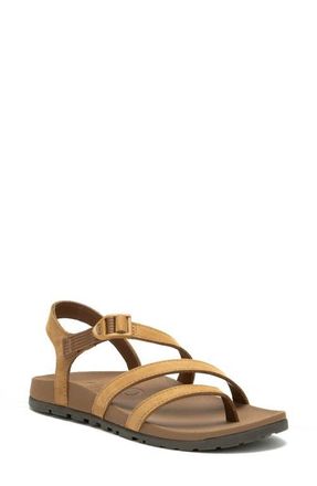 Chaco Lowdown Leather Sandal in Bone Brown at Nordstrom, Size 11