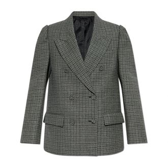 Acne Studios Blazers, female, Gray, Size: XS Double-breasted Suit Jacket