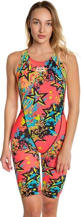 Mad Wave MW Revolt Open Back Competition Swimsuit 3XS Pink