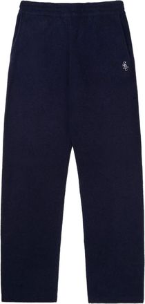 Sporty & Rich embroidery trousers - Blue