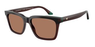 Emporio Armani EA4260F Asian Fit 631573 Mens Sunglasses Brown Size 56