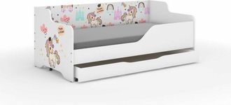 OEM Cama Infantil Lilu 160x80 Unicornio Arco&iacute;ris - Conjunto