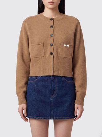 Elisabetta Franchi Cardigan cropped in misto lana e cashmere con tasche